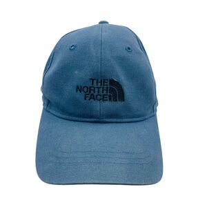 North Face TNF Blue 100% Cotton Strapback Hat Cap